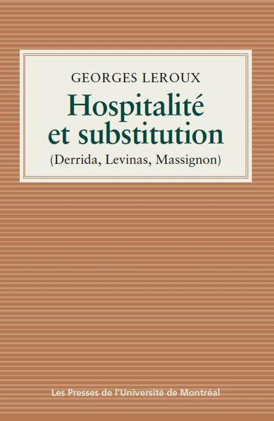 Hospitalité et substitution