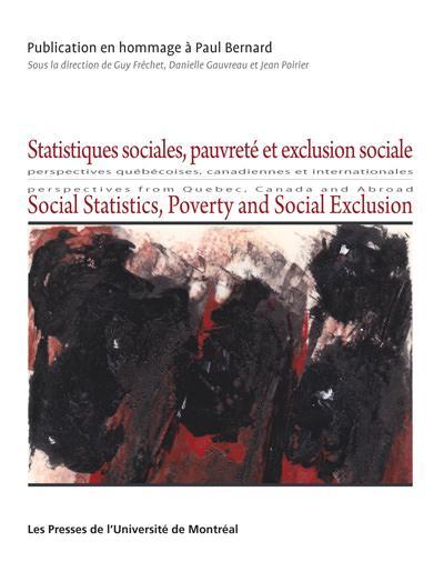 Statistiques sociales, pauvreté et exclusion sociale