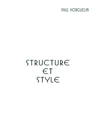Structure et style