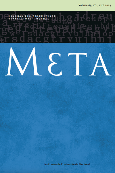 Meta : journal des traducteurs / Meta: Translators' Journal