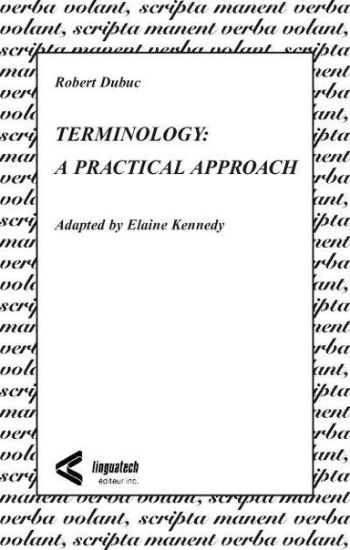Terminology: A Practical Approach